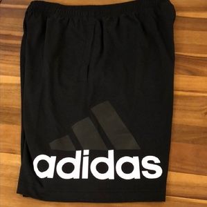 Adidas Jersey short black and gray size xl